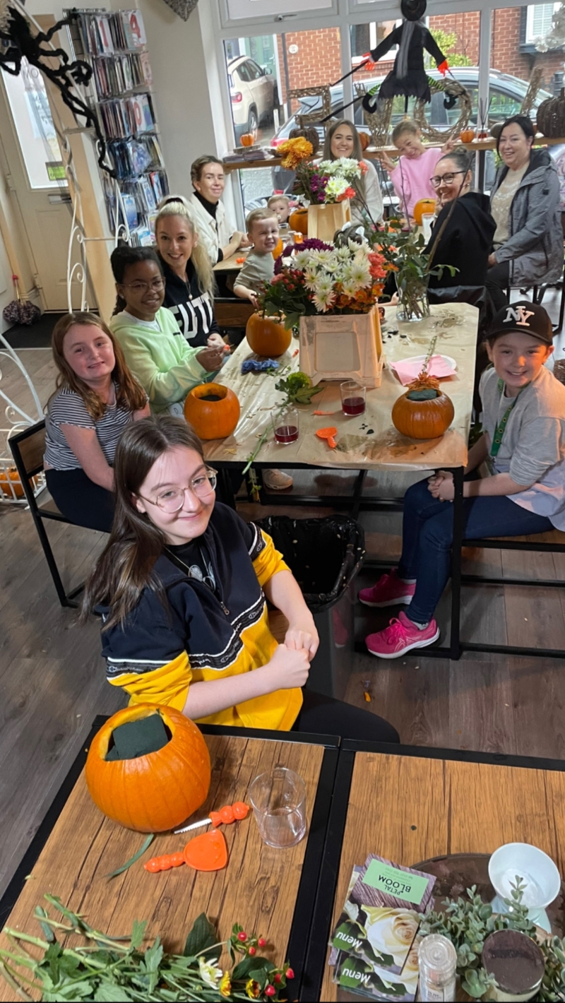 Pumpkin Flower Arrangement workshop