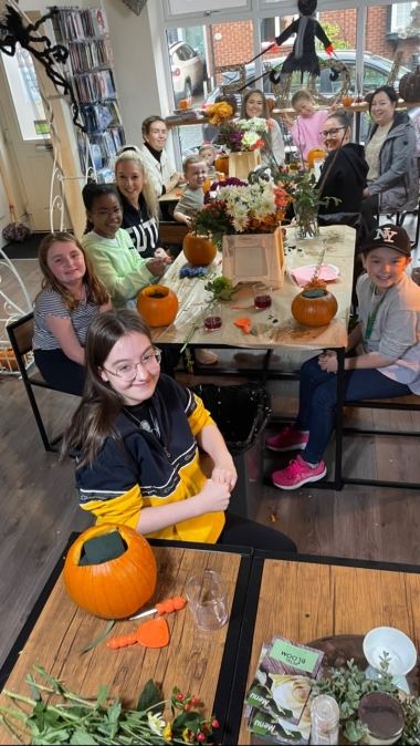 Pumpkin Flower Arrangement workshop